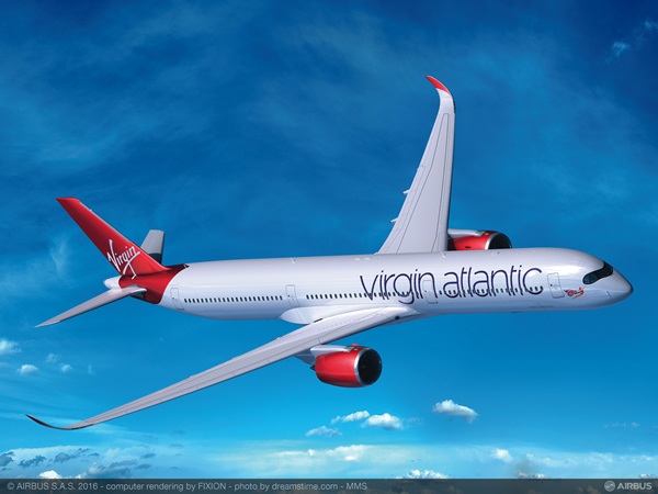 Virgin Atlantic orders 12 Airbus A350-1000 aircraft