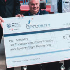 CTC Aviation staff raise over £6,000 for Aerobility