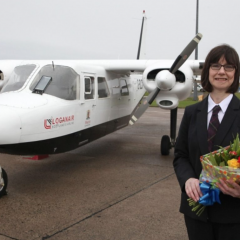 Air service welcomes millionth passenger