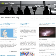 Met Office upgrade website, start pilot blog