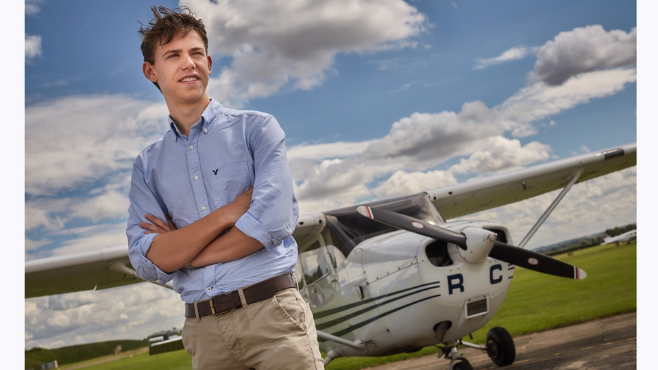 Air BP Sterling Pilot Scholarship winner, Robert Norris