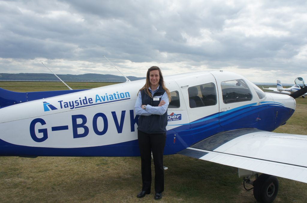 Air Total UK Flying Future Scholarship 2017 winner Claire Birch