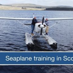 Seaplane flight training in Scotland