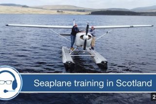 Seaplane flight training in Scotland