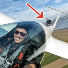 First time flying a jet powered LS4 glider at 200kph