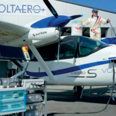 VoltAero performs world first electric-hybrid aircraft flight using 100% SAF