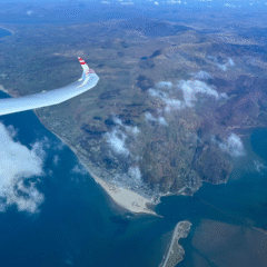 Glider flies across four nations in one flight